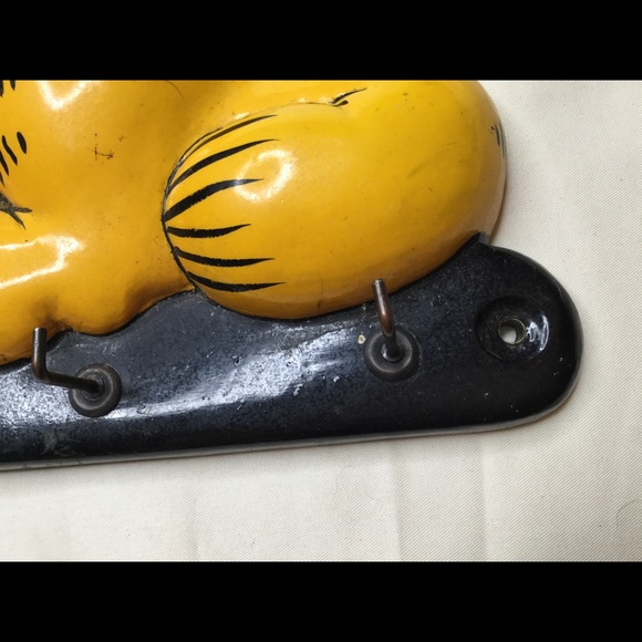 Vintage 1981 Clay Art Garfield Key Holder - Picture 7 of 9